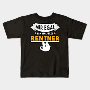 Mir Egal Rente Rentner Kids T-Shirt